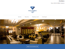 Tablet Screenshot of hotelsapphiretz.com